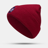 Unisex,Embroidery,Winter,Outdoor,Windproof,Warmer,Thick,Beanie