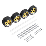 Wheels,Alloy,Rubber,Brake,Wheel,Model