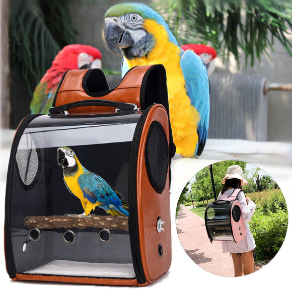 Parrot,Carrier,Travel,Backpack,Space,Capsule,Transparent,Handbag