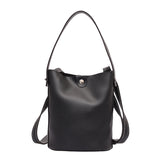 Women,Leather,Bucket,Portable,Handbag,Leisure,Shoulder,Outdoor,Travel