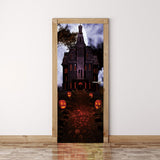 Miico,MT002,Halloween,Sticker,Sticker,Creative,Removable,Sticker,Papaya,Castle