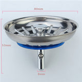 Stainless,Steel,Kitchen,Strainer,Stopper,Waste,Filter