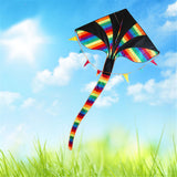 Colorful,Triangle,Rainbow,Outdoor,Funny,Sports,Flying,Kites,Children