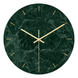 Loskii,CC007,Creative,Marble,Pattern,Clock,Clock,Quartz,Clock,Office,Decorations