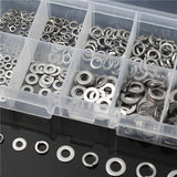 Stainless,Steel,Spring,Washer,Assortment,Plugs,300Pcs