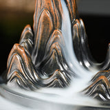 Reverse,Waterfall,Smoke,Incense,Burner,Incense,Burner,Cones