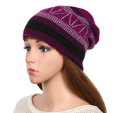 Unisex,Winter,Vintage,Spiral,Knitted,Street,Fashion,Beanie