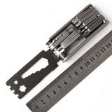 Multifunctional,Tools,Bicycle,Repair,Reader,Screwdriver,Bottle,Opener,Chain,Portable,Camping,Hunting,Cycling