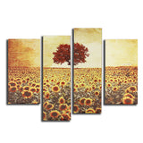 Frameless,Painting,Sunflower,Canvas,Modern,Decoration,Paper