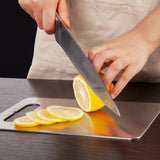 Stainless,Steel,Kitchen,Chopping,Board,Block,Clean,Cutting,Board,Fruit,Vegetable,Chopping,Board,Practical,Kitchen