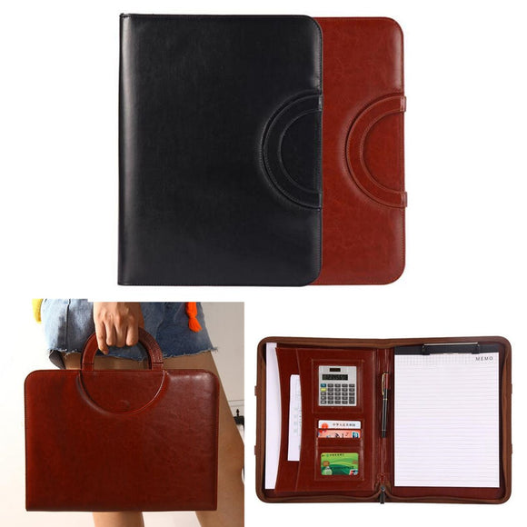 Portable,Zipper,Binder,Conference,Folder,Document,Business,Travel,Briefcase