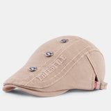 Newly,Cotton,Metal,Decoration,Fashion,Casual,Outdoor,Retro,Breathable,Visor,Beret,Forward