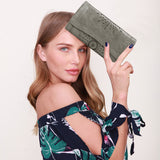 Women,Retro,Hollow,Wallet,Leather,Purse,Money,Holder,Handbag,Camping,Travel