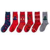 Pairs,Women's,Socks,Snowman,Pattern,Stocking,Breathable,Socks