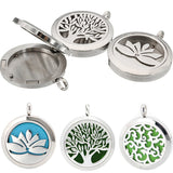 Stainless,Steel,Locket,Necklace,Perfume,Aromatherapy,Essential,Aroma,Diffuser