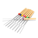 Pieces,Colorful,Telescopic,Roasting,Marshmallow,Barbecue,Skewers,Stick,Tools