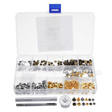 180Pcs,Leather,Double,Rivet,Buttons,Fixing,Setting,Belts,Craft,Repair,Decoration