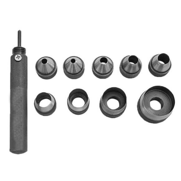 10pcs,Heavy,Hollow,Punch,Gasket,Leather,Rubber,Punching,Leather,Craft,Perforating,Tools