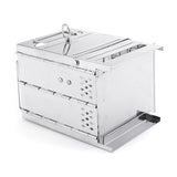 Stainless,Steel,Square,Folding,Portable,Barbecue,Grill,Stove,Compact,Charcoal,Outdoor,Camping,Cooker