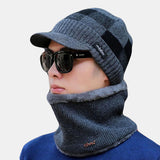 Men's,Earmuffs,Thickening,Scarf,Beanie
