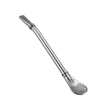 Stainless,Steel,Pipette,Drink,Straw,Filter,Stirring,Spoon