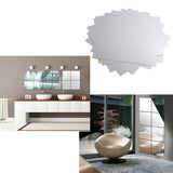 1515cm,Mirror,Sheets,Square,Glass,Mirrors,Tiles,Adhesive,Mirror,Sticker