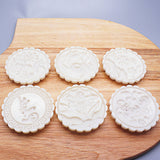 Mould,Style,Flower,Stamps,Round,Baking,Pressure,Decor