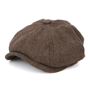 Collrown,Visor,Woolen,Blending,Newsboy,Beret,Outdoor,Casual,Winter,Cabbie