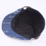 Unisex,Women,Denim,Jeans,Washed,Beret,Casual,Duckbill,Buckle,Adjustable,Cabbie