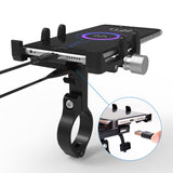 Universal,Bicycle,Phone,Holder,Charging,Aluminium,Alloy,Scooter,Holder,Motorcycle,Handlebar,Stand,Holder