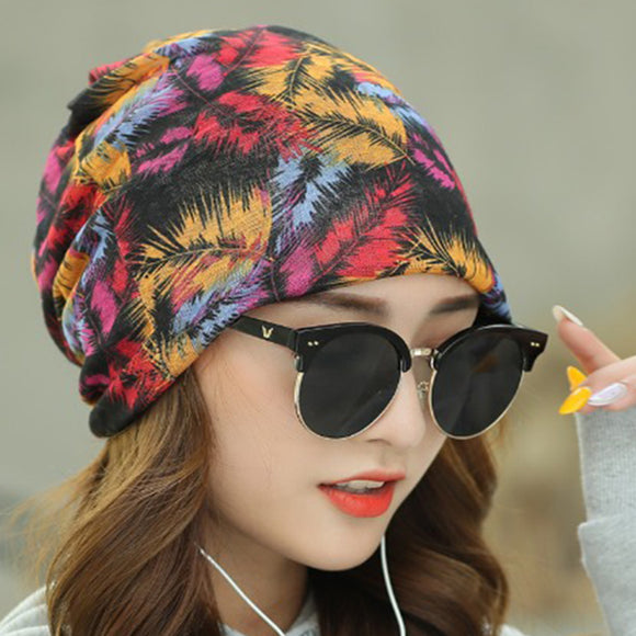 Retro,Floral,Beanie,Chemotherapy,Breathable