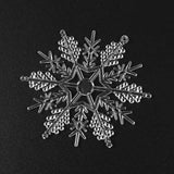 24Pcs,Christmas,Large,Snowflake,Ornament,Charm,Pendant,Party,Decoration