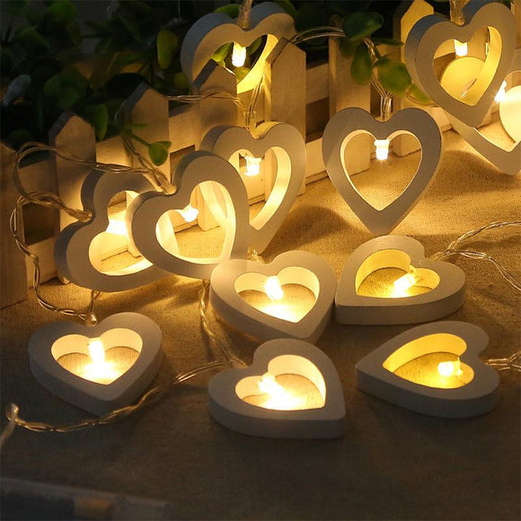 Heart,Party,Outdoor,Decorative,Atmostphere,String,Light