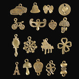100Pcs,Antique,Bronze,Pendant,Decorations,Metal,Animal,Plant,Ornaments