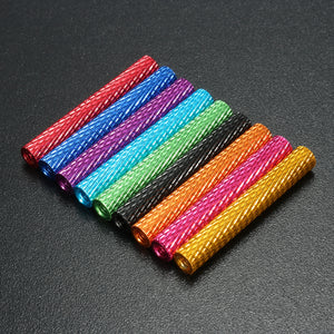 Suleve,M3AS8,10Pcs,Knurled,Standoff,Aluminum,Alloy,Anodized,Spacer,Multicolor