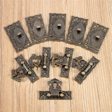 5Sets,Bronze,Wooden,Suitcase,Toggle,Latch,Buckles,5.1cm,x2.9cm