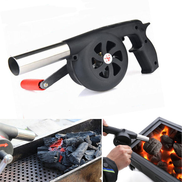 Outdoor,Camping,Grill,Blower,Picnic,Barbecue,Cooking,Crank