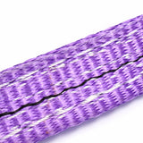 Purple,Double,Layer,Lifting,Sling,Tension,Bearing,Polyester,Sling,Strap