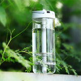 650ml,Straw,Glass,Water,Bottle,Outdoor,Camping,Sports,Travel,Stirring,Spring