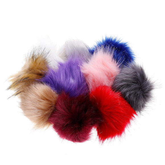 Fluff,Balls,Knitted,Accessories,Chain,Scarf,Pendant,Accessories
