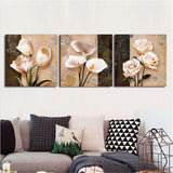 Orchid,Flower,Combination,Painting,Canvas,Frameless,Drawing,Decor,Paper