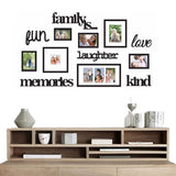 Family,Photo,Frame,Hanging,Decorative,Collage,Decoration,Wedding,Picture,Sticker