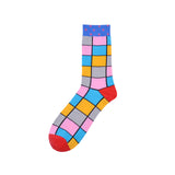 Men's,Street,Classic,Geometry,Striped,Cotton,Socks