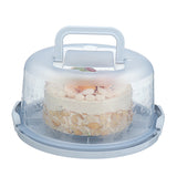 Plastic,Round,Handle,Pastry,Storage,Dessert,Container,Cover