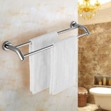 Double,Towel,Holder,Mounted,Stainless,Steel,Towel,Shelf,Holder,Holder