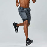 Men's,Running,Athletic,Shorts,Fitness,Workout,Running,Jogging,Trail,Breathable,Quick,Sport,Pants