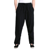 Drawstring,Pants,Linen,Cotton,Loose,Pants,Straight,Trousers,Casual,Hiking,Sport