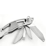 XANES,Stainless,Steel,Folding,Multifunctional,Pliers,Portable,Knife,Screwdriver,Bottle,Opener