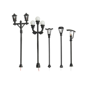 1:100,Scale,Model,Garden,Light,Street,Light,Scenery,Building,Lamppost