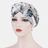 Women,Flower,Printing,Turban,Cotton,Casual,Breathable
